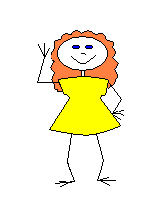 waving firl animation